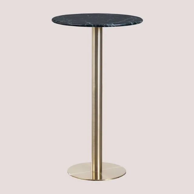 Sklum Cosmopolitan Tavolo Bar Rotondo in Marmo Ø60 cm