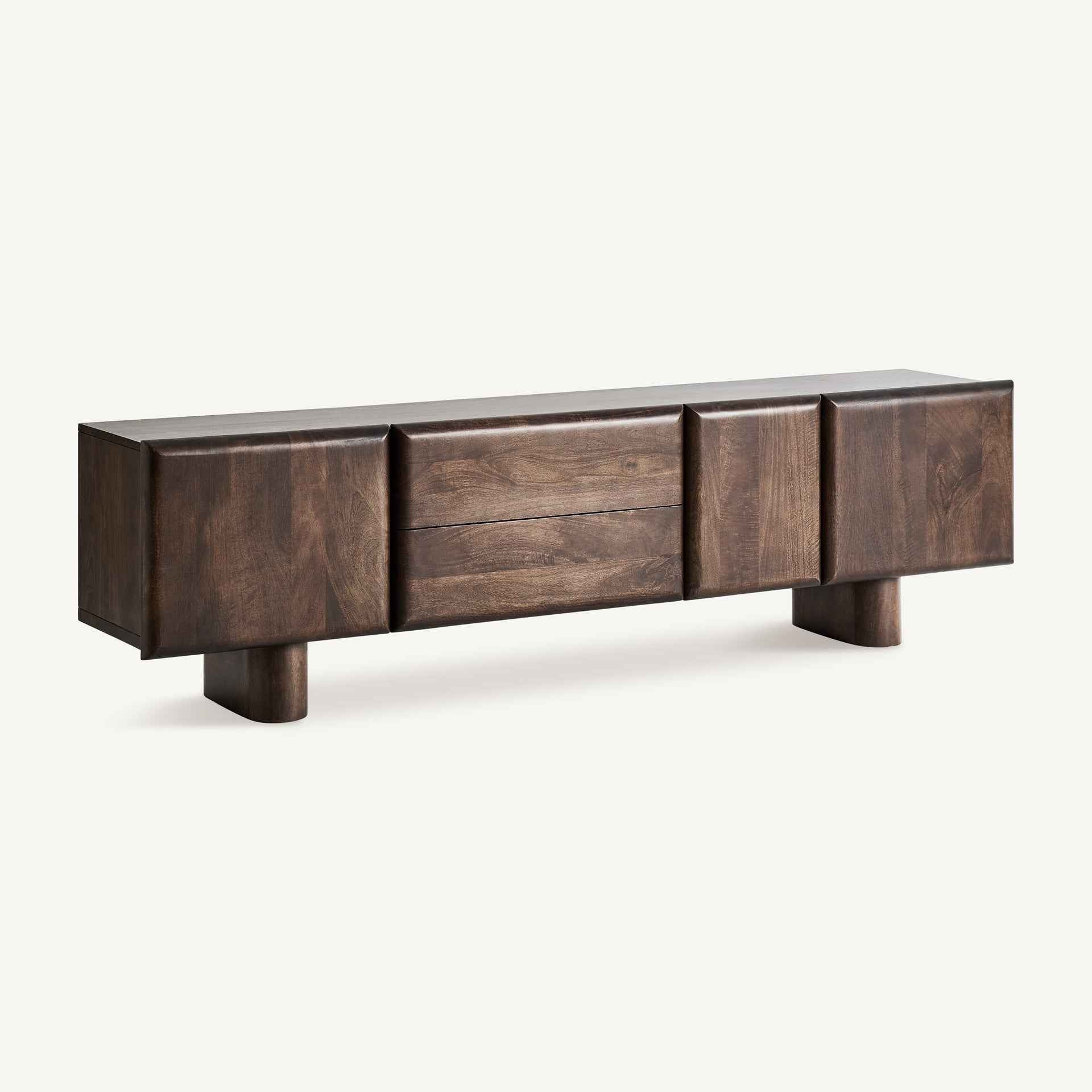 Bambua Craigh TV Stand mobile porta TV mango