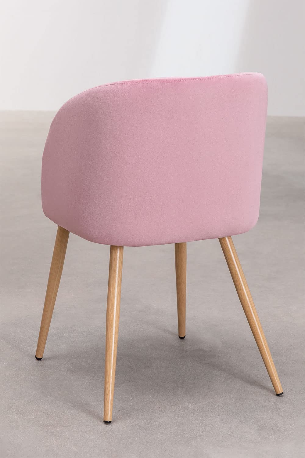 Sklum Kana sedie velluto con braccioli peonia 4 pezzi