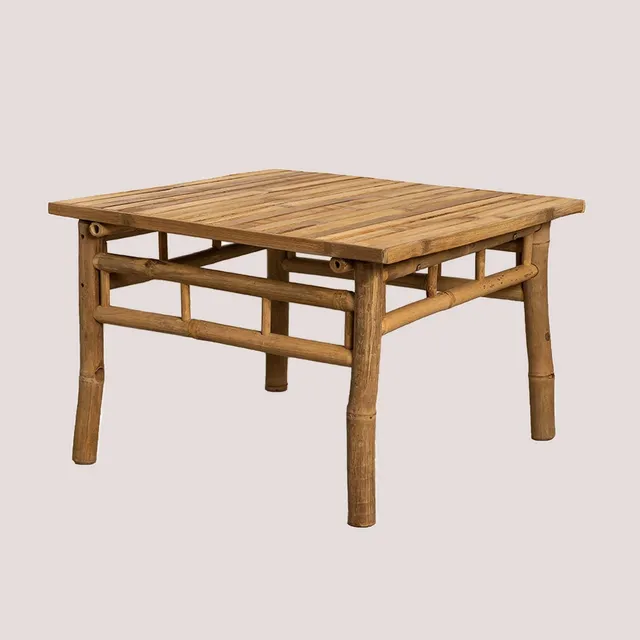 Sklum Jamaik tavolino da giardino bambù 70x70 cm basso
