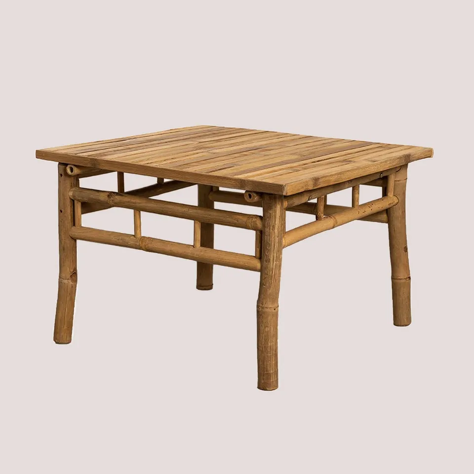 Sklum Jamaik tavolino da giardino bambù 70x70 cm basso