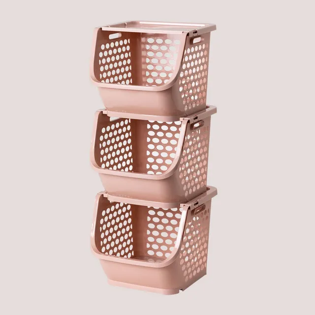 Sklum Bazyl set 3 cestini cucina in polipropilene