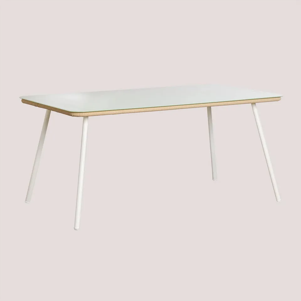 Sklum Arhiza Style tavolo giardino 160x90 cm beige