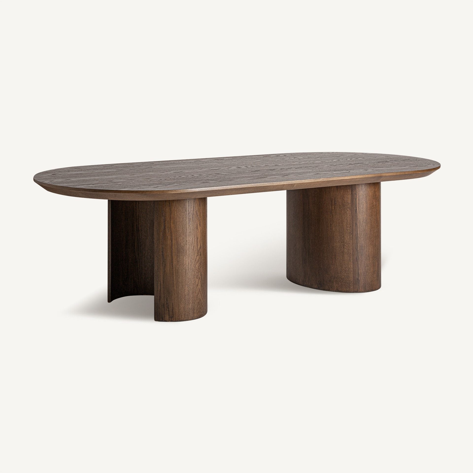 Bambua Treignac Tavolo Pranzo Ovale Rovere Scuro