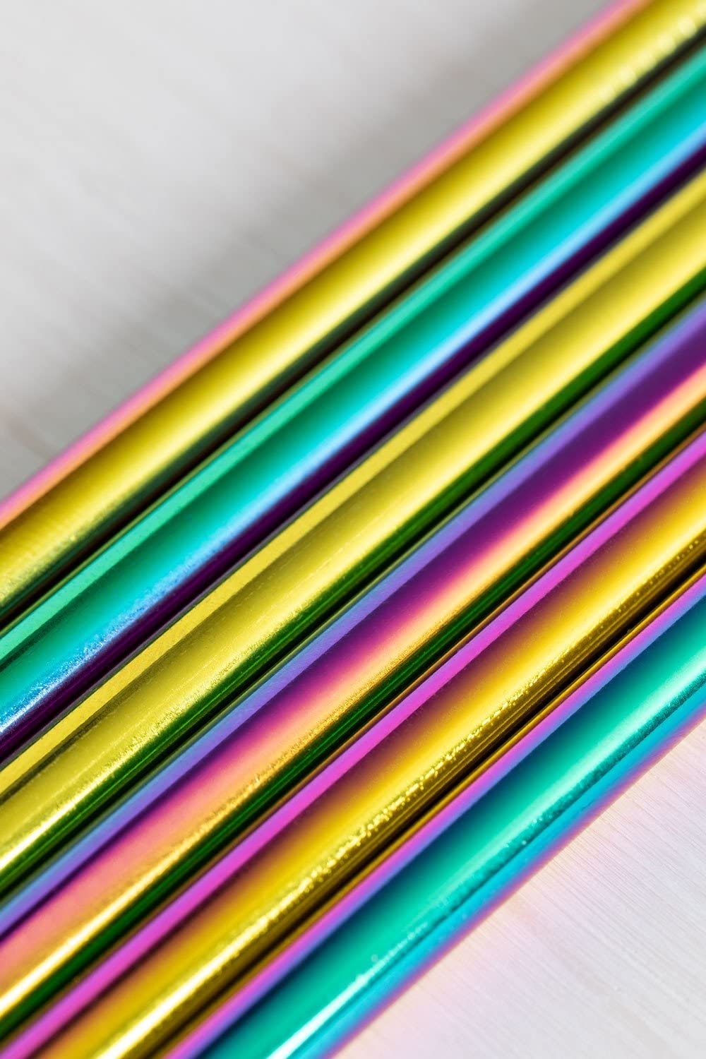 Sklum Sthar cannucce riutilizzabili iridescenti 6 pezzi