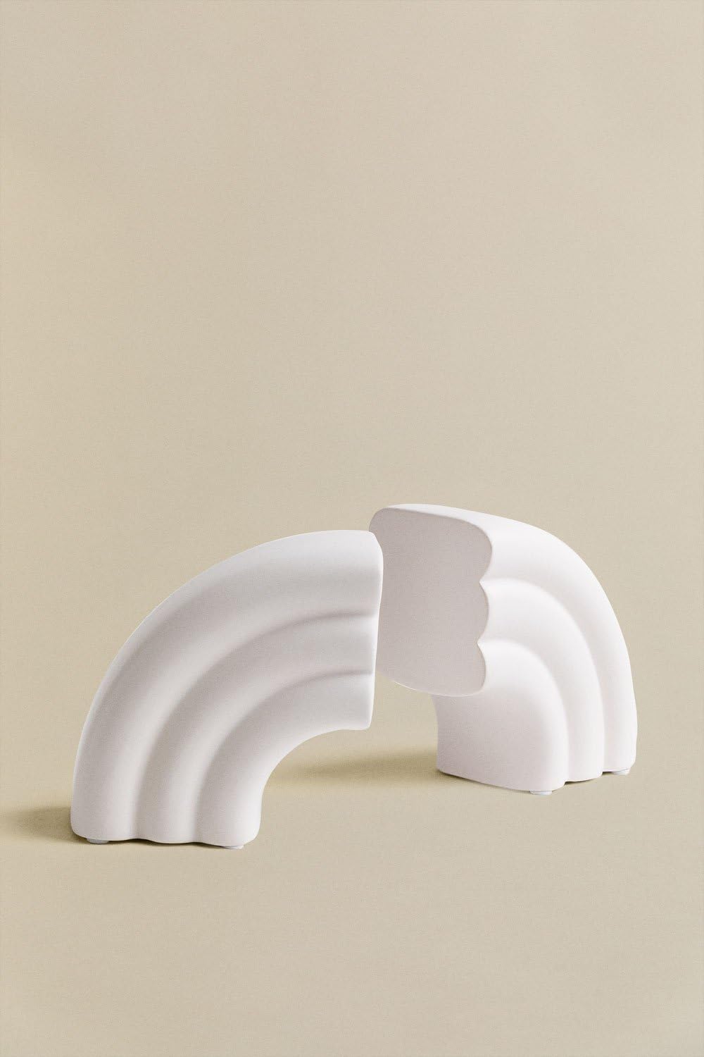 Sklum Aldrin Set 2 Ferma-libri in Ceramica Arcobaleno