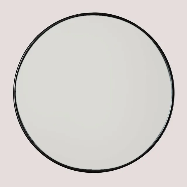 Sklum Alnie Specchio Parete Rotondo Ferro Ø50 cm