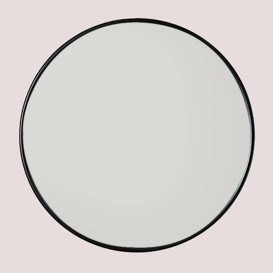 Sklum Alnie Specchio Parete Rotondo Ferro Ø50 cm