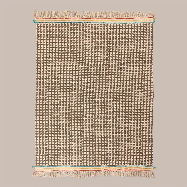 Sklum Felisa plaid cotone multicolor 133x173 cm
