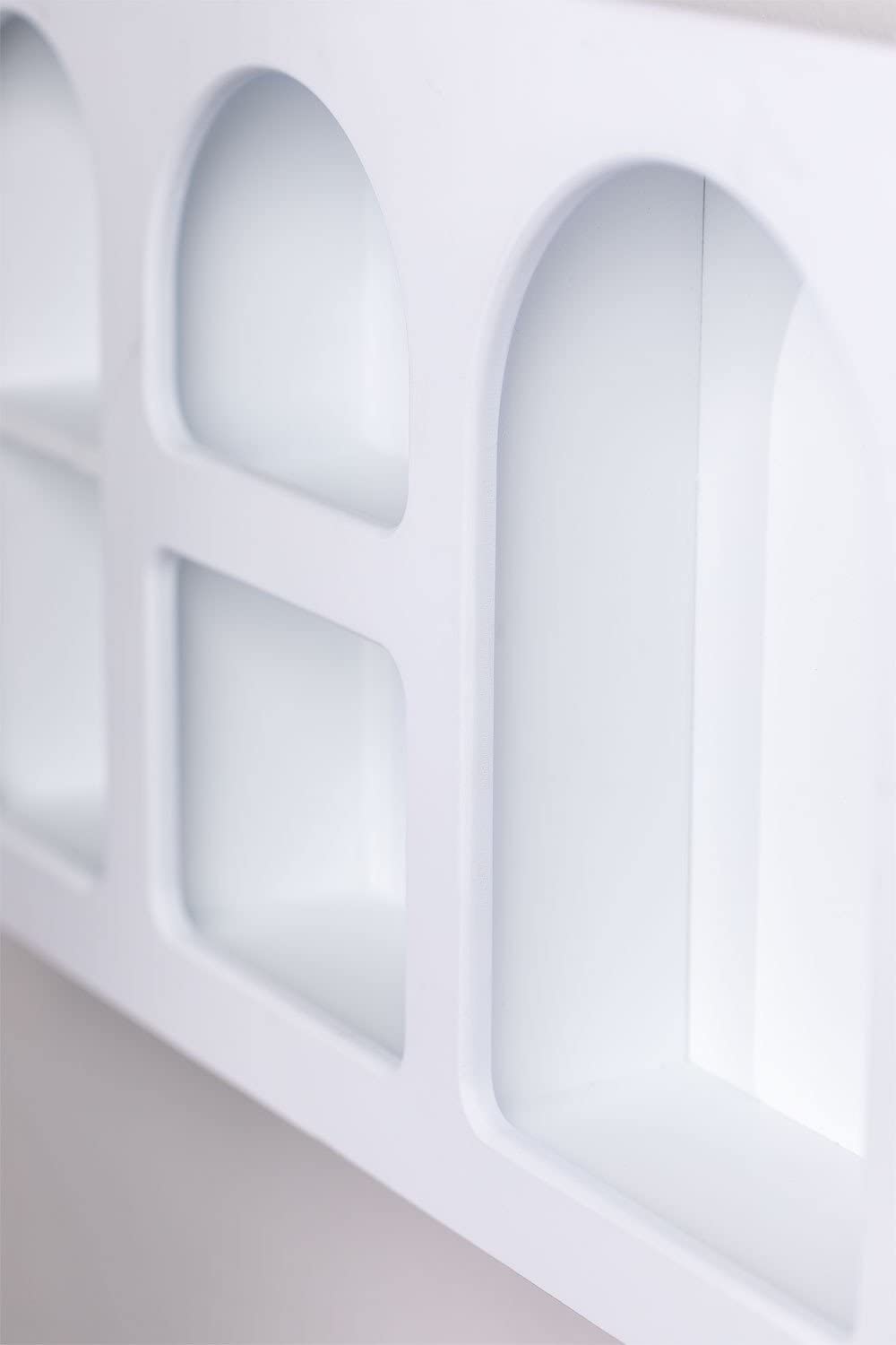 Sklum Vayla scaffale a muro in MDF bianco 60 cm