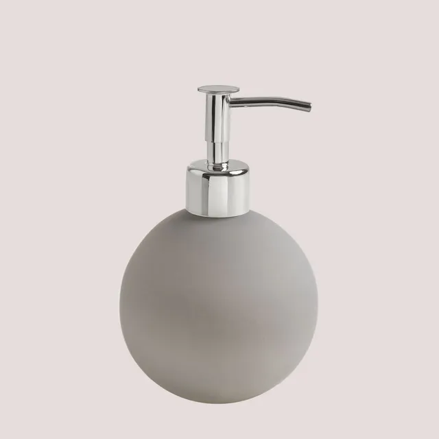 Sklum Alder dispenser sapone in vetro grigio pietra