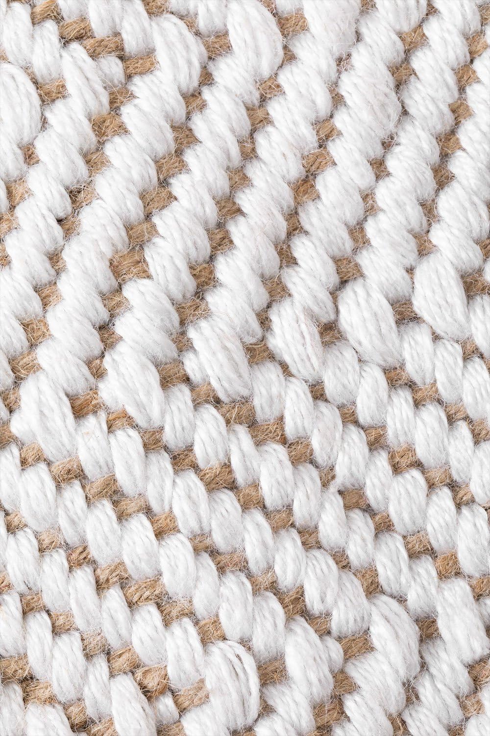 Sklum Maxandra tappeto 300x200 cm in juta zig zag