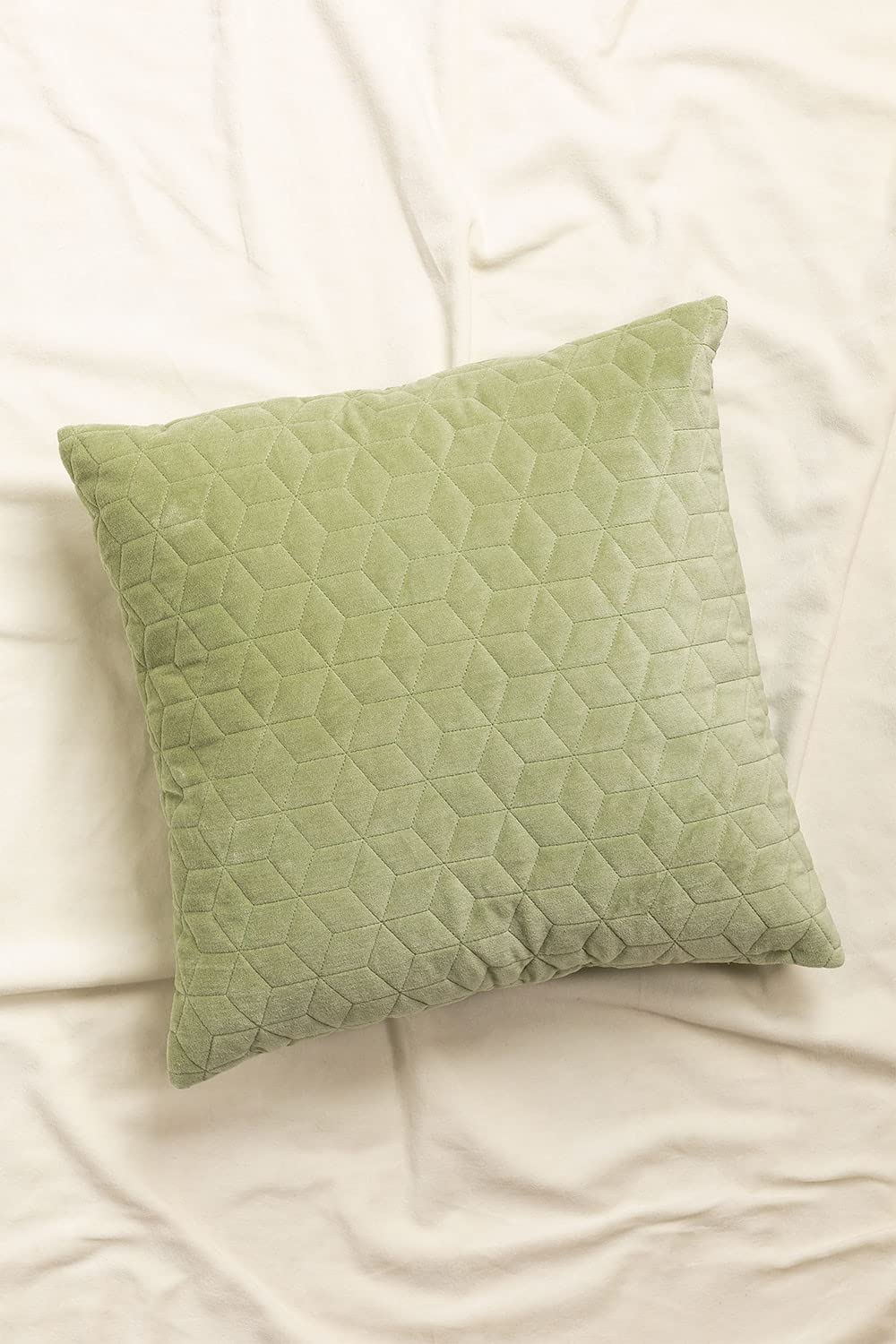 Sklum Sine Cuscino Velluto 40x40 Verde Olivastro