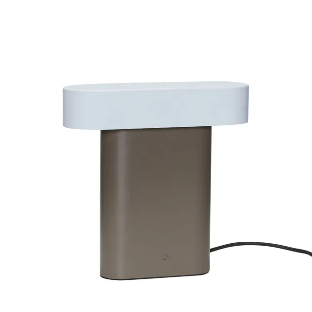 Bambua Sleek lampada da tavolo marrone LED dimmerabile