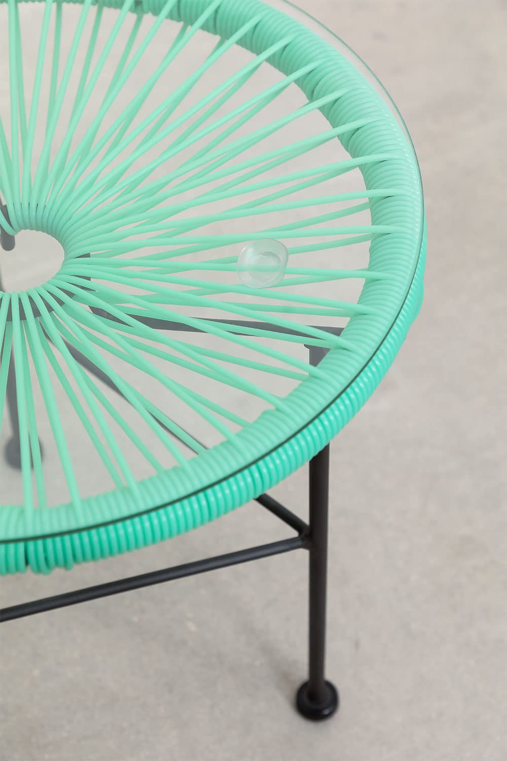 Sklum Acapulco tavolino rotondo verde giada Ø44 cm