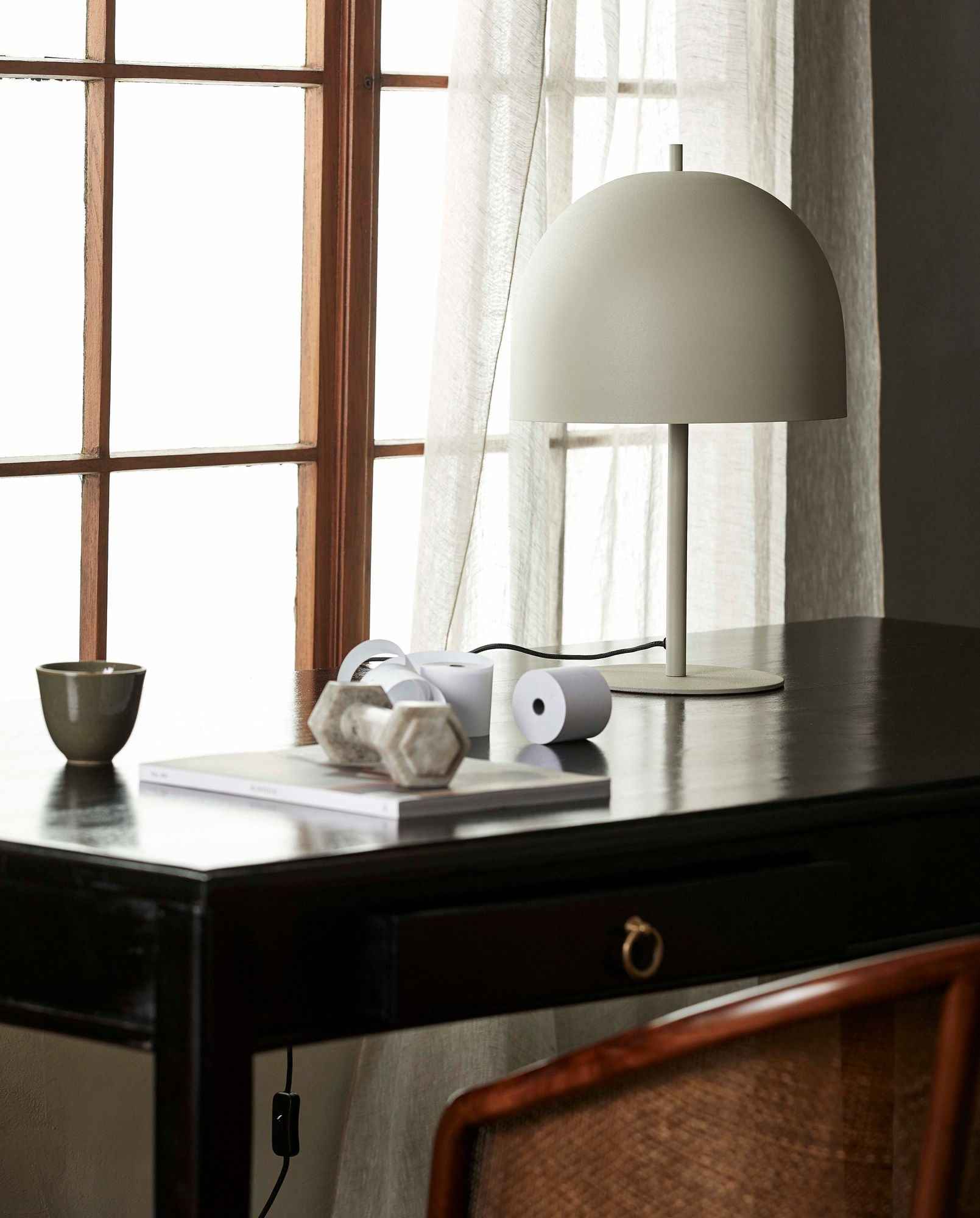 Bambua Glow lampada beige opaco ferro