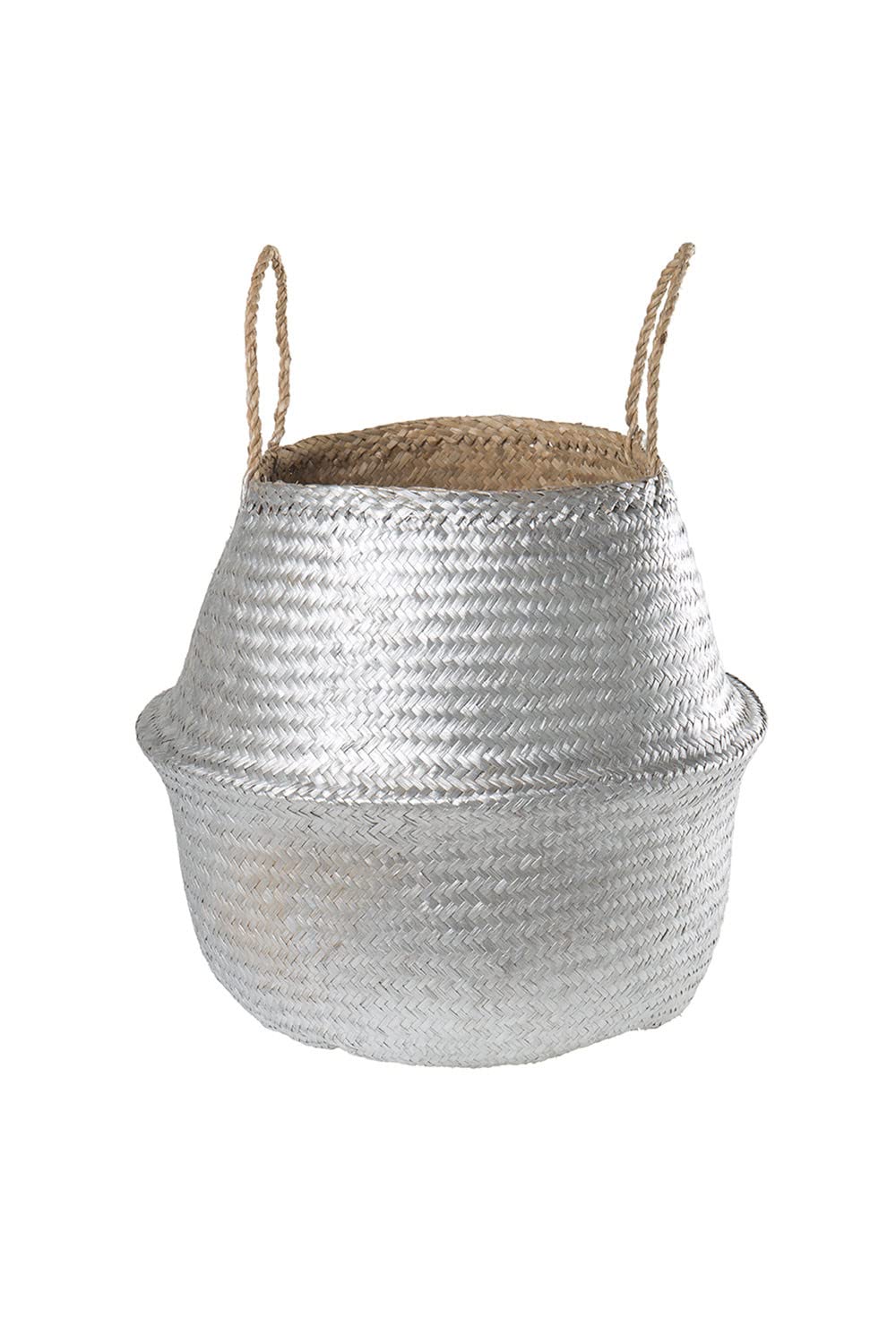 Sklum Kahs cesta argento Ø45x40 cm giunco