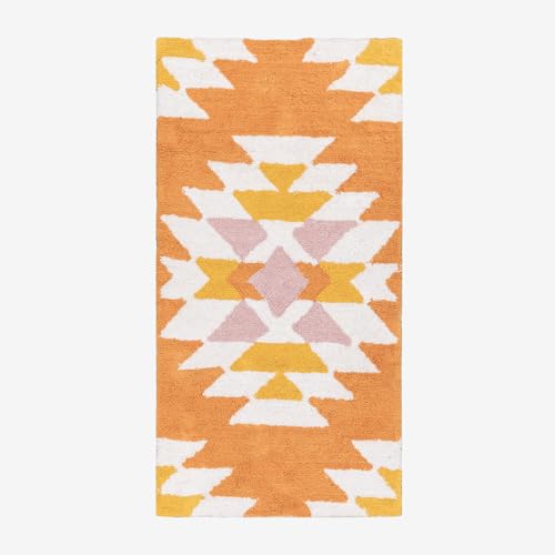 Sklum Tuyen tappeto cotone 70x140 cm color mostarda
