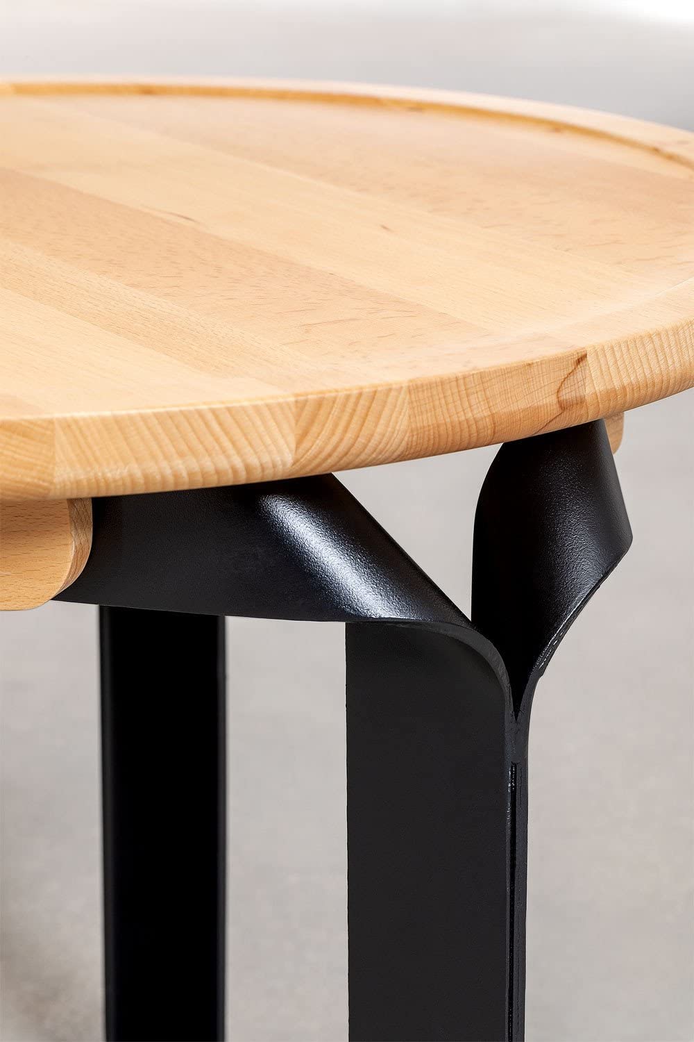 Sklum Almuh tavolo basso rotondo nero Ø68 cm