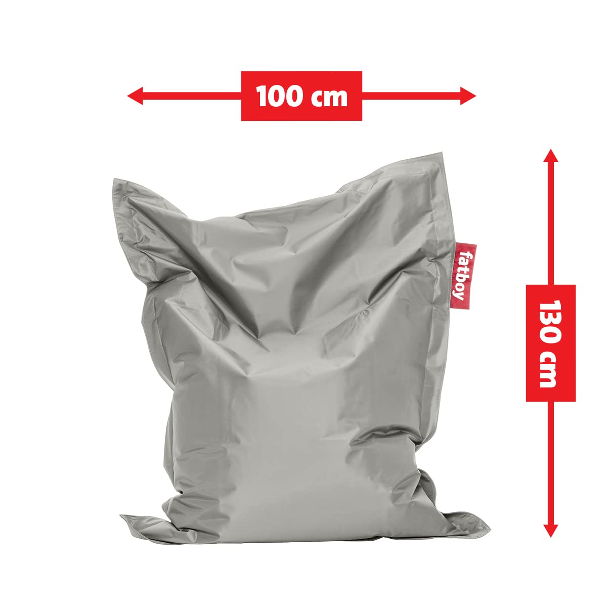 Fatboy Original pouf sacco bambini argento lavabile