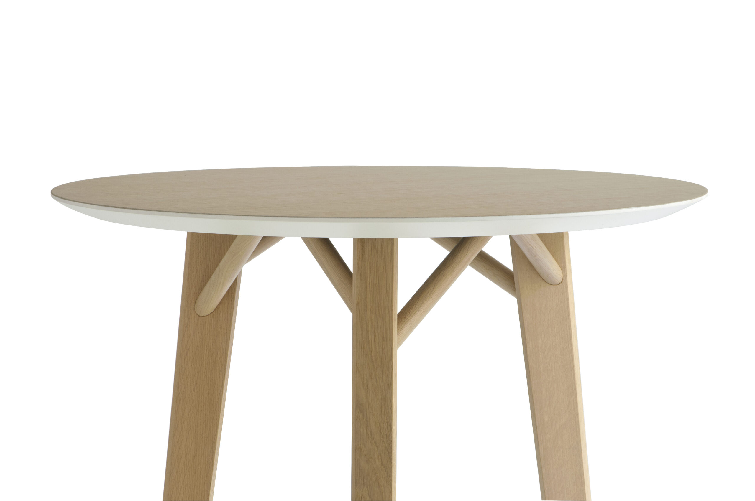 Colé Tria Cyclos tavolo legno angoli arrotondati