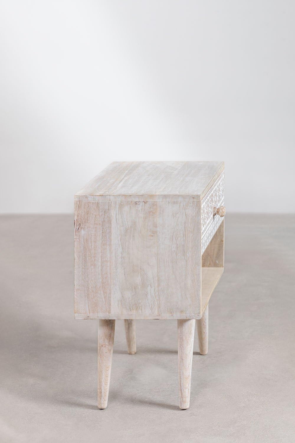 Sklum Ukurla comodino legno mango con cassetto