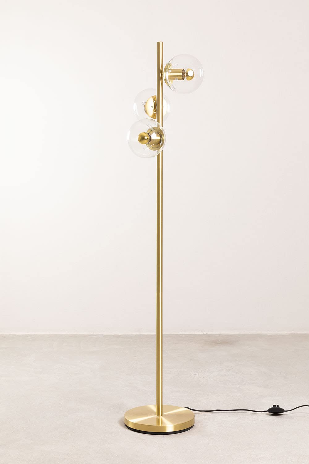 Sklum Banbi Lampada da Terra Vetro 3 Sfere 148 cm