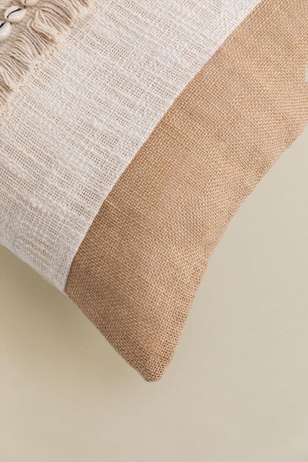 Sklum Naiba Cuscino Quadrato Cotone Juta 45x45 cm