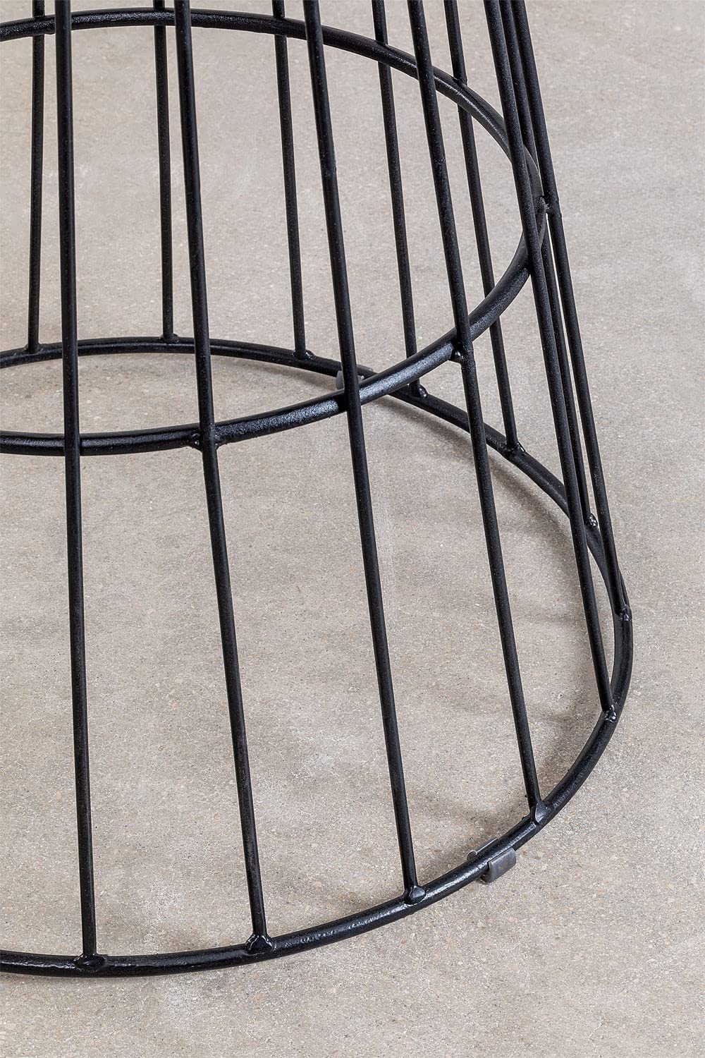 Sklum Bienny tavolo bar alto tondo Ø62 cm nero