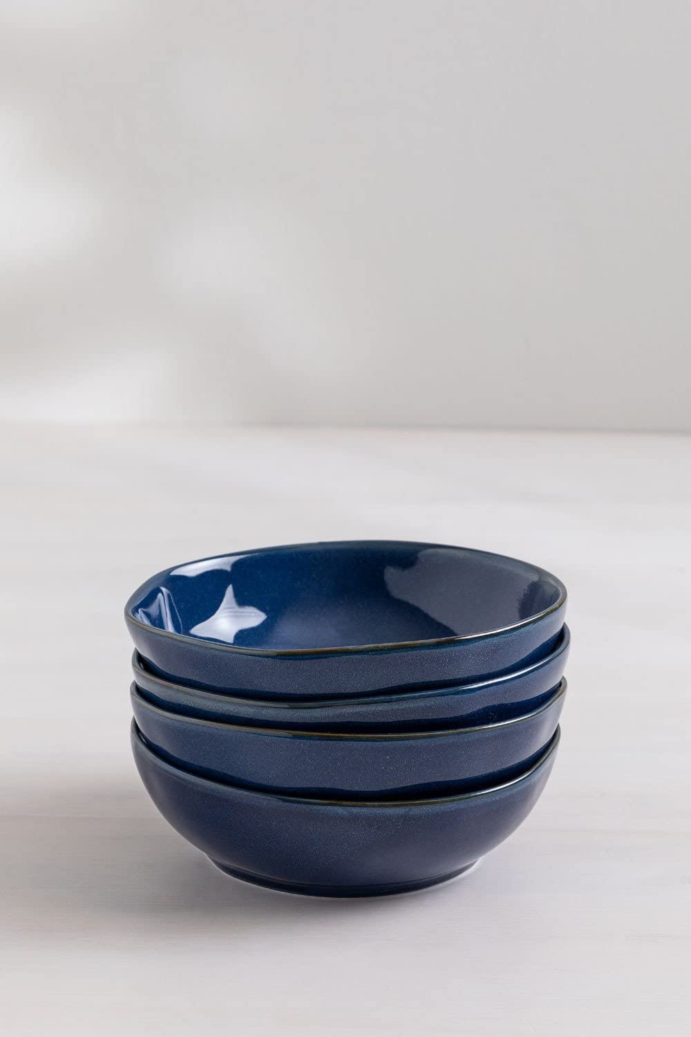 Sklum Biöh set 8 piatti blu oltremare ceramica