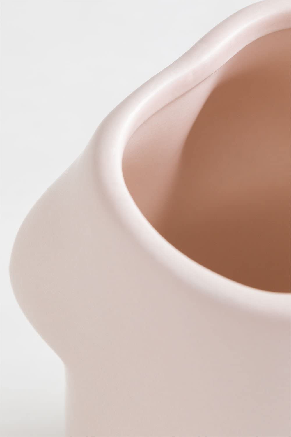 Sklum Minka vaso in ceramica beige lino