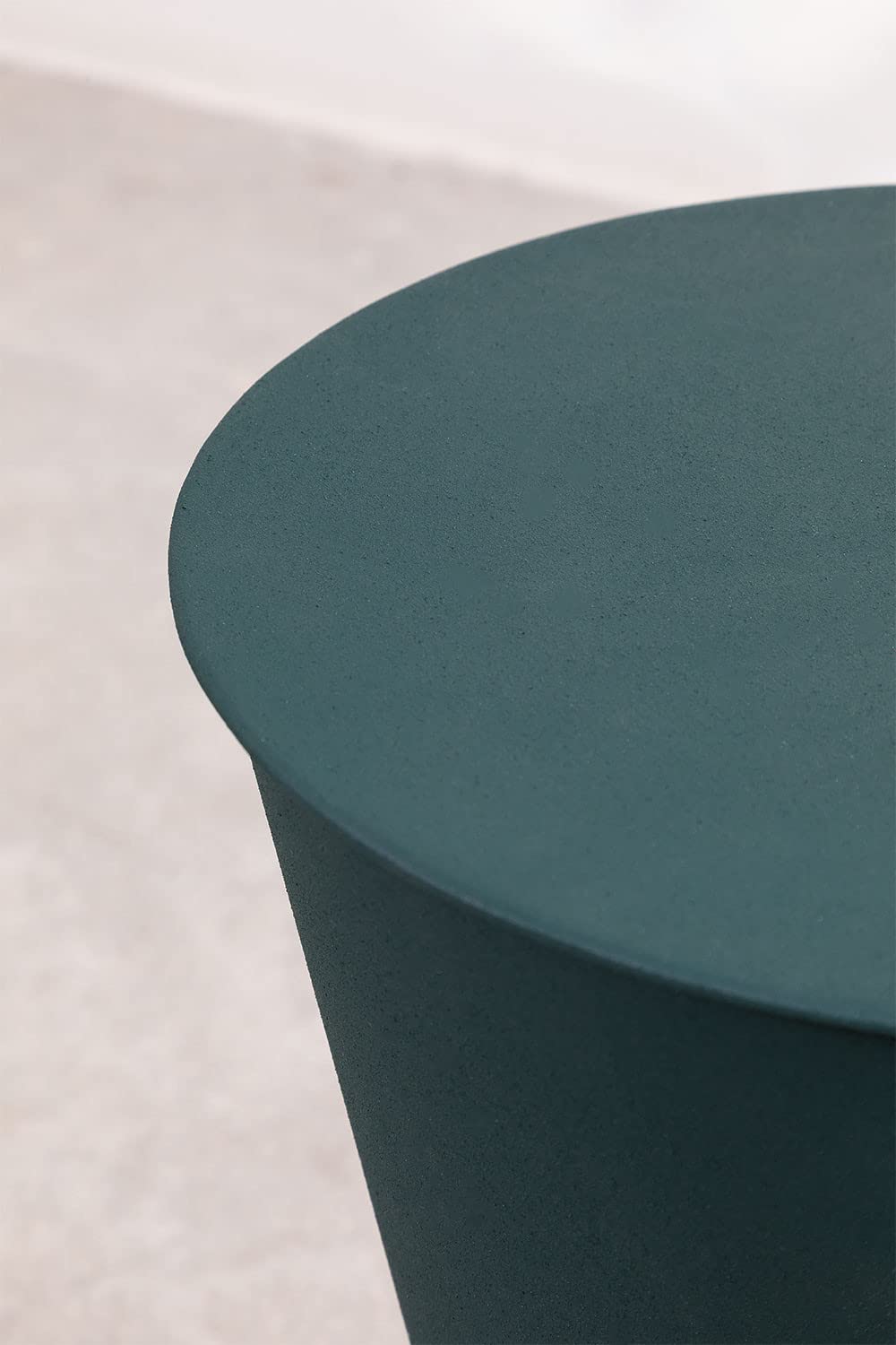 Sklum Albi tavolino rotondo Ø33 cm blu turchese in ferro
