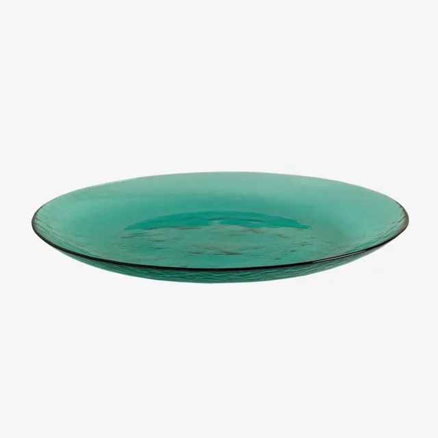 Sklum Yelena set 4 piatti piani in vetro 27,3 cm