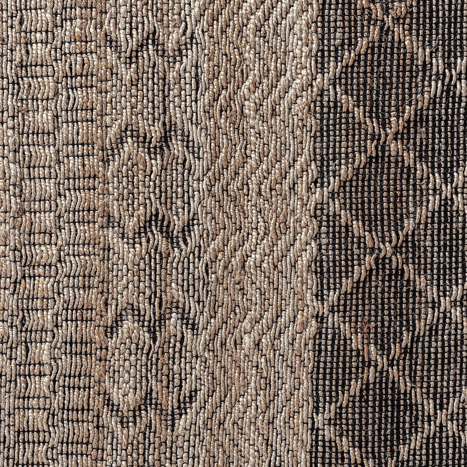 Bambua Kelia tappeto cotone canapa grigio naturale