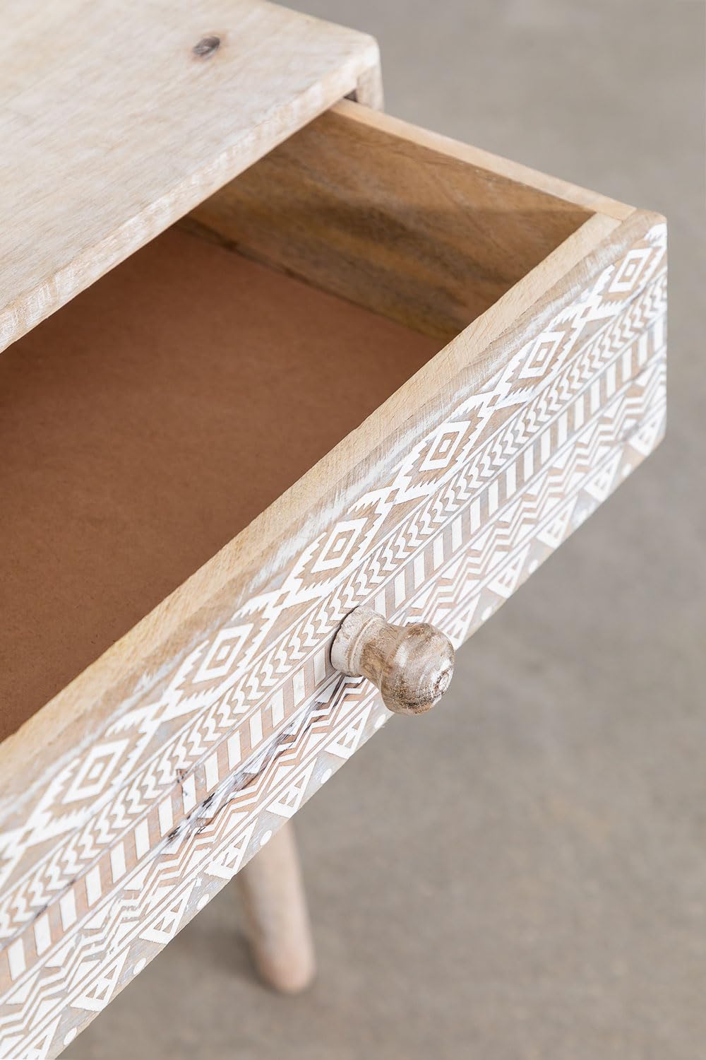 Sklum Ukurla comodino legno mango con cassetto