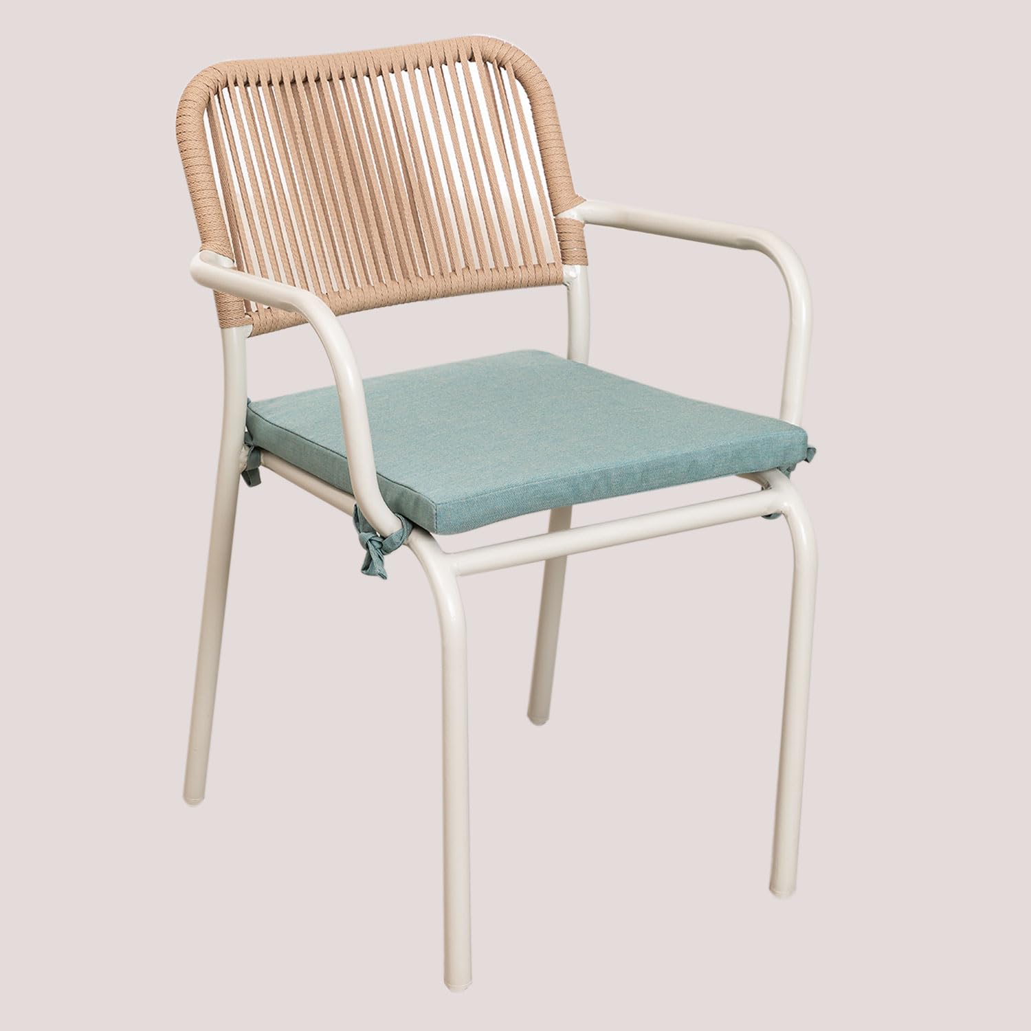 Sklum Arhiza set 4 sedie da giardino impilabili verde abete