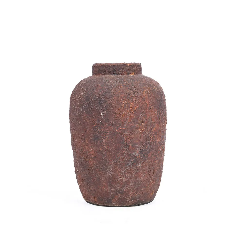 Bambua Clay Echo vaso terracotta bordeaux S