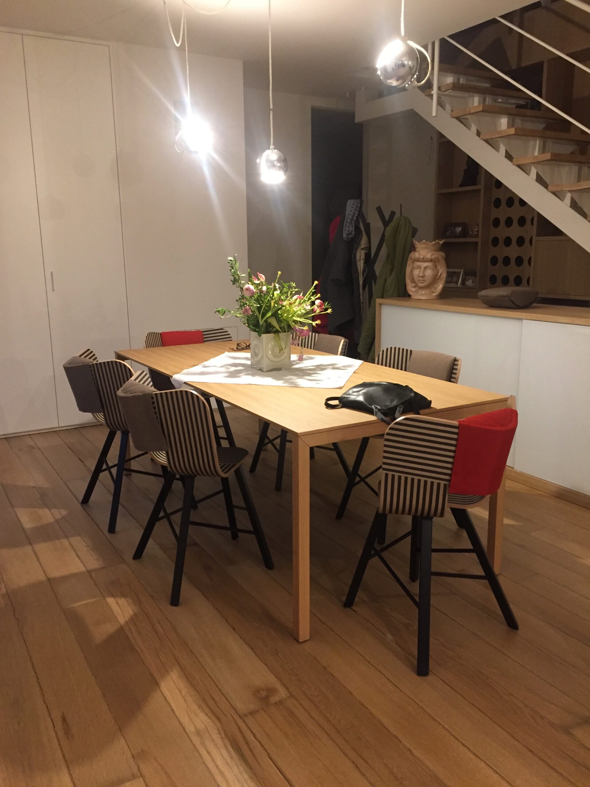 Colé Tria Wood 4 sedia in legno