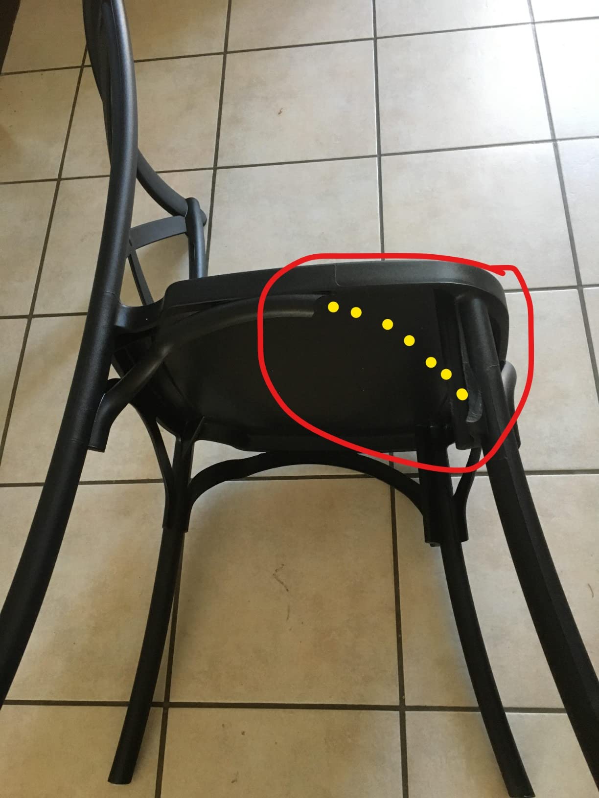 Sklum Otax Sedia da Giardino Impilabile in Polipropilene