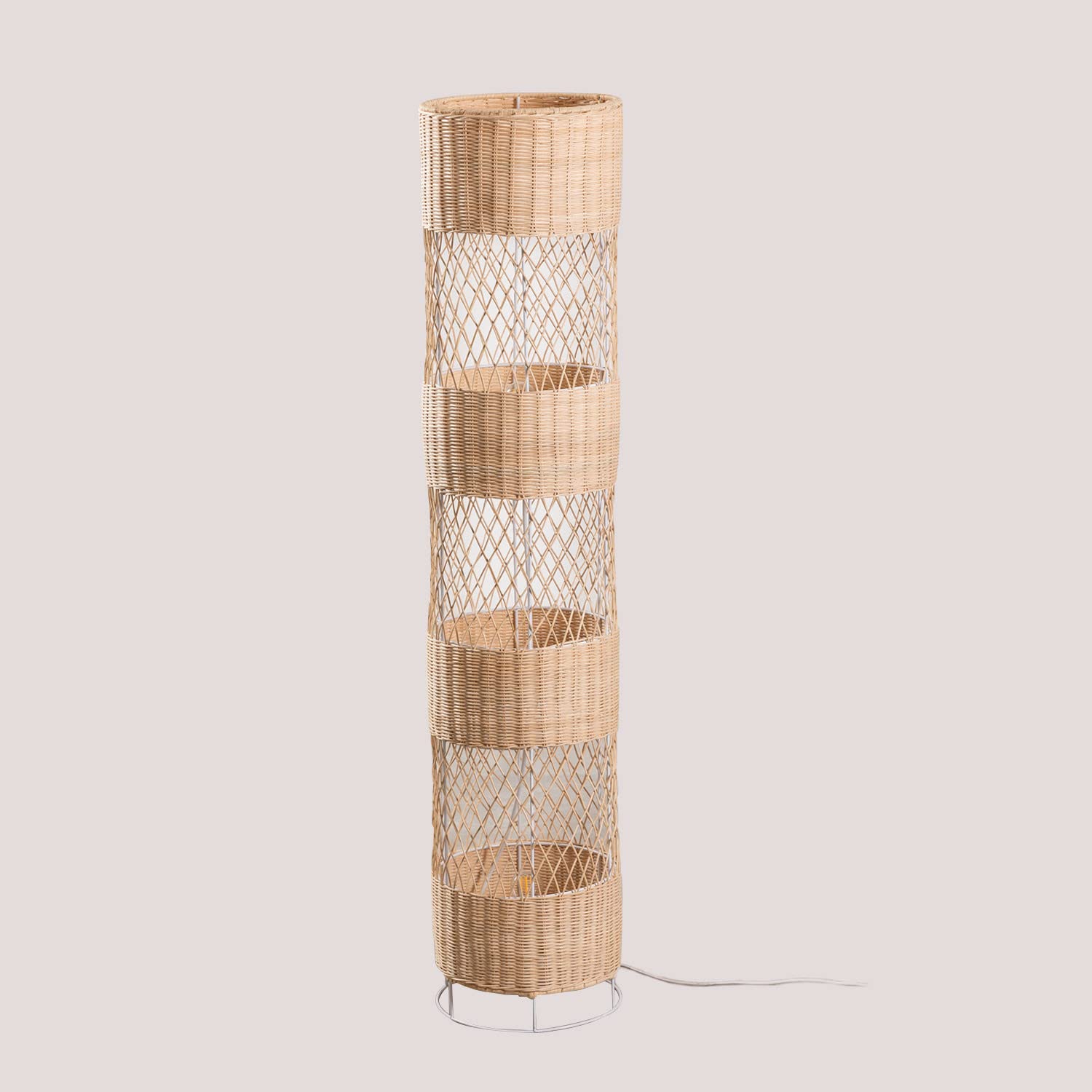 Sklum Estid piantana rattan naturale 121 cm