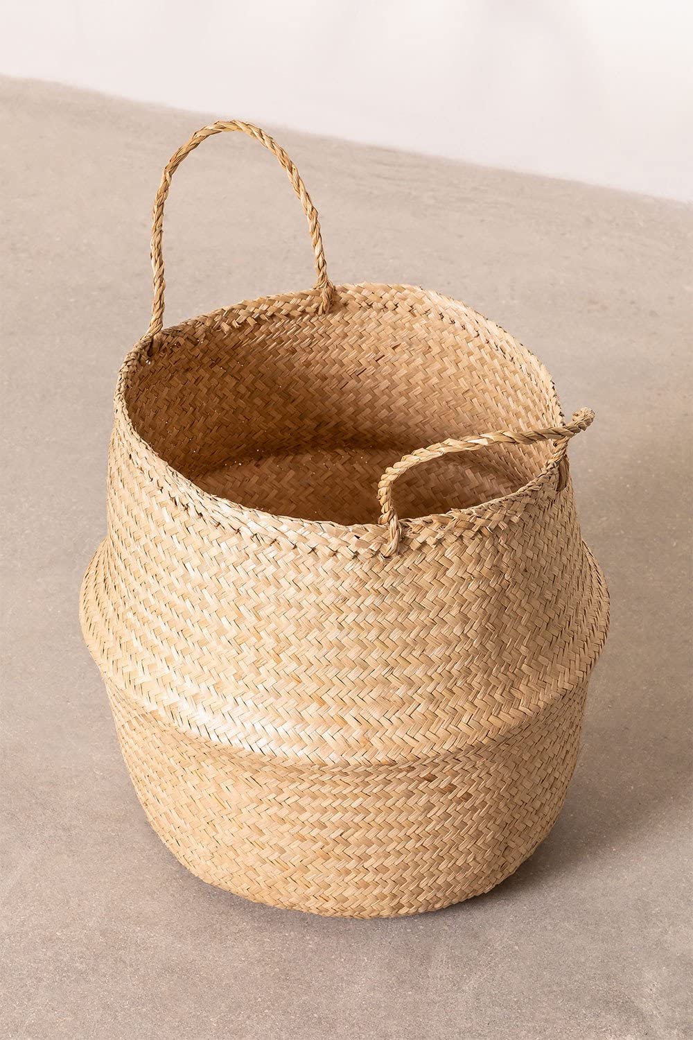 Sklum Kahs Cesto in Giunco 40 x 38 cm Naturale