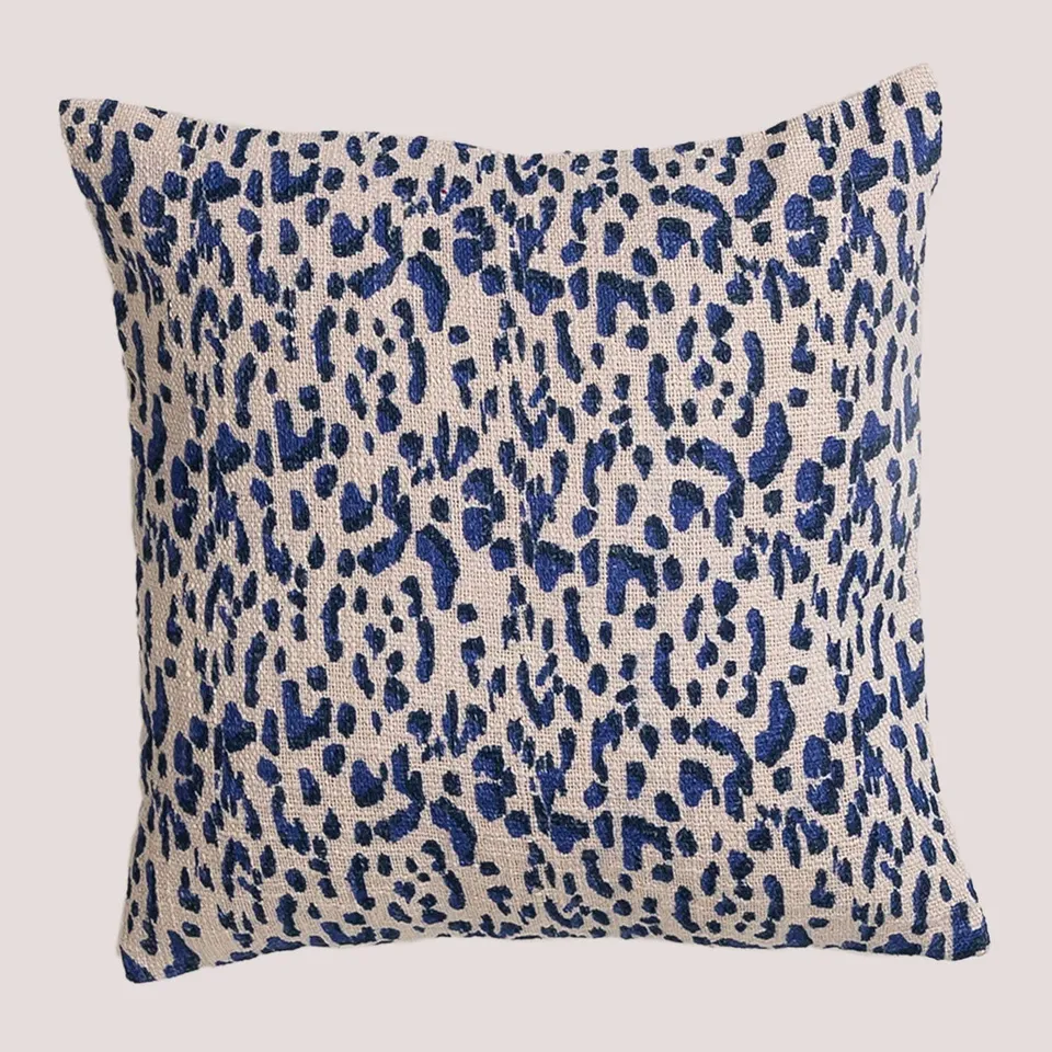 Sklum Nilex Ken Blue Cuscino Cotone 45x45 cm