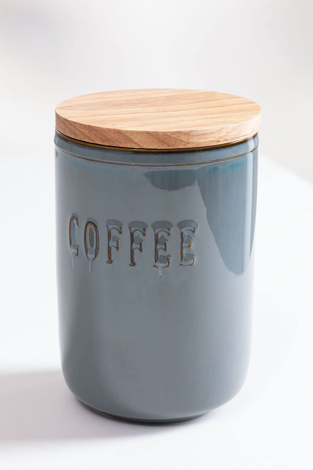 Sklum Treska Barattolo Caffè Porcellana Grigio Blu