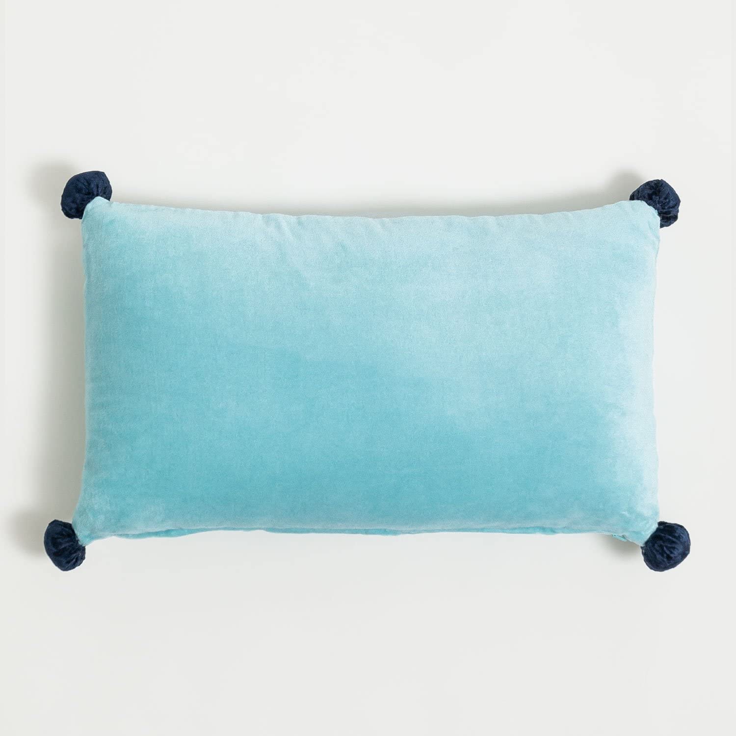 Sklum Dori cuscino rettangolare velluto blu 50x30