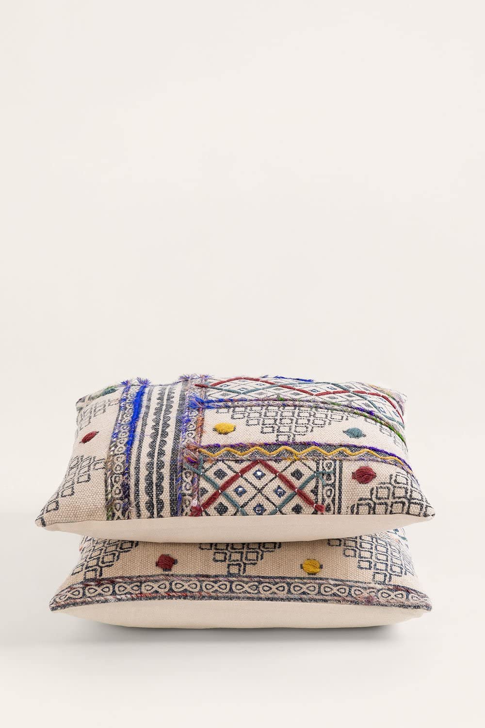 Sklum Artes cuscino cotone 50x50 cm con nappe
