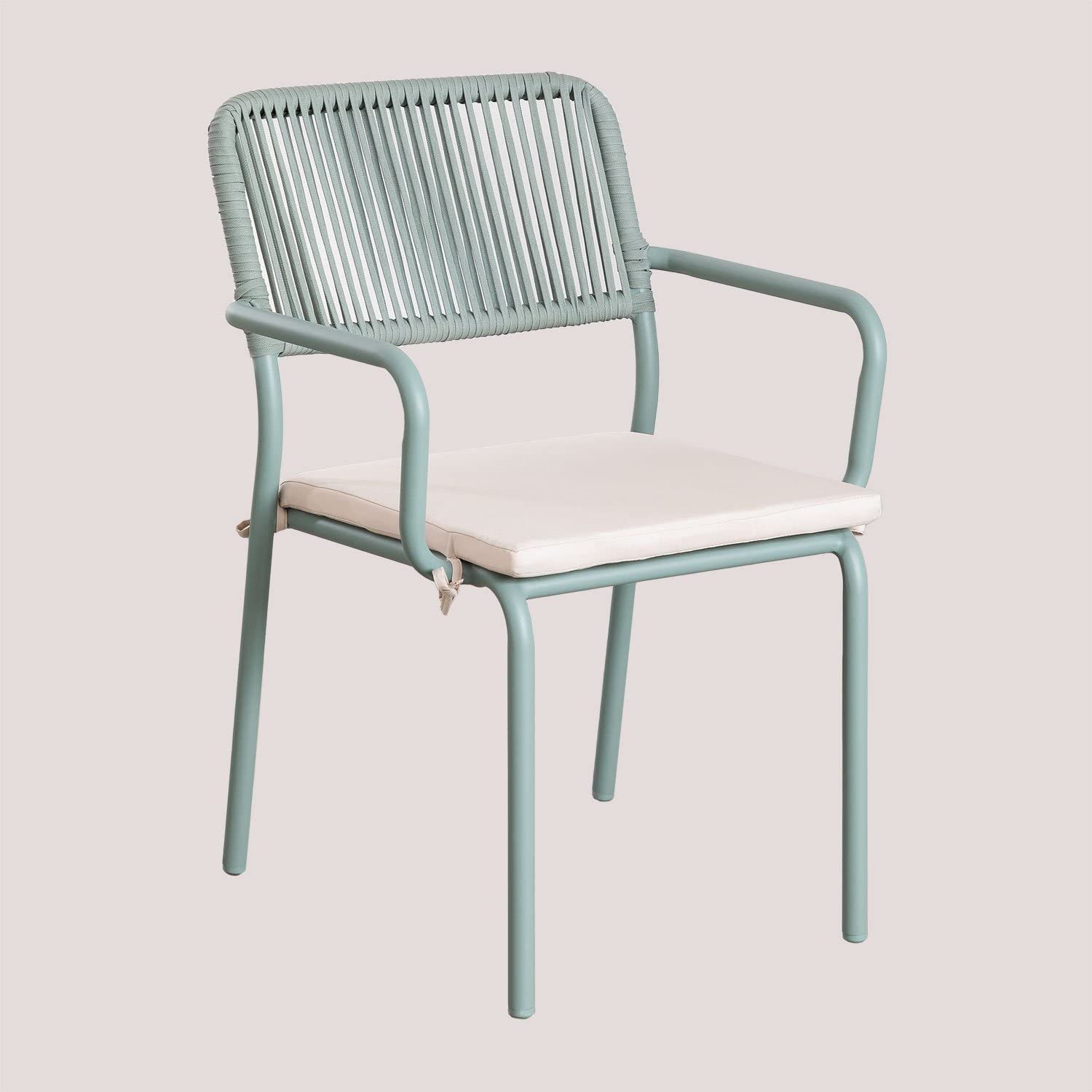 Sklum Arhiza Celadon Sedia da Giardino Impilabile Verde