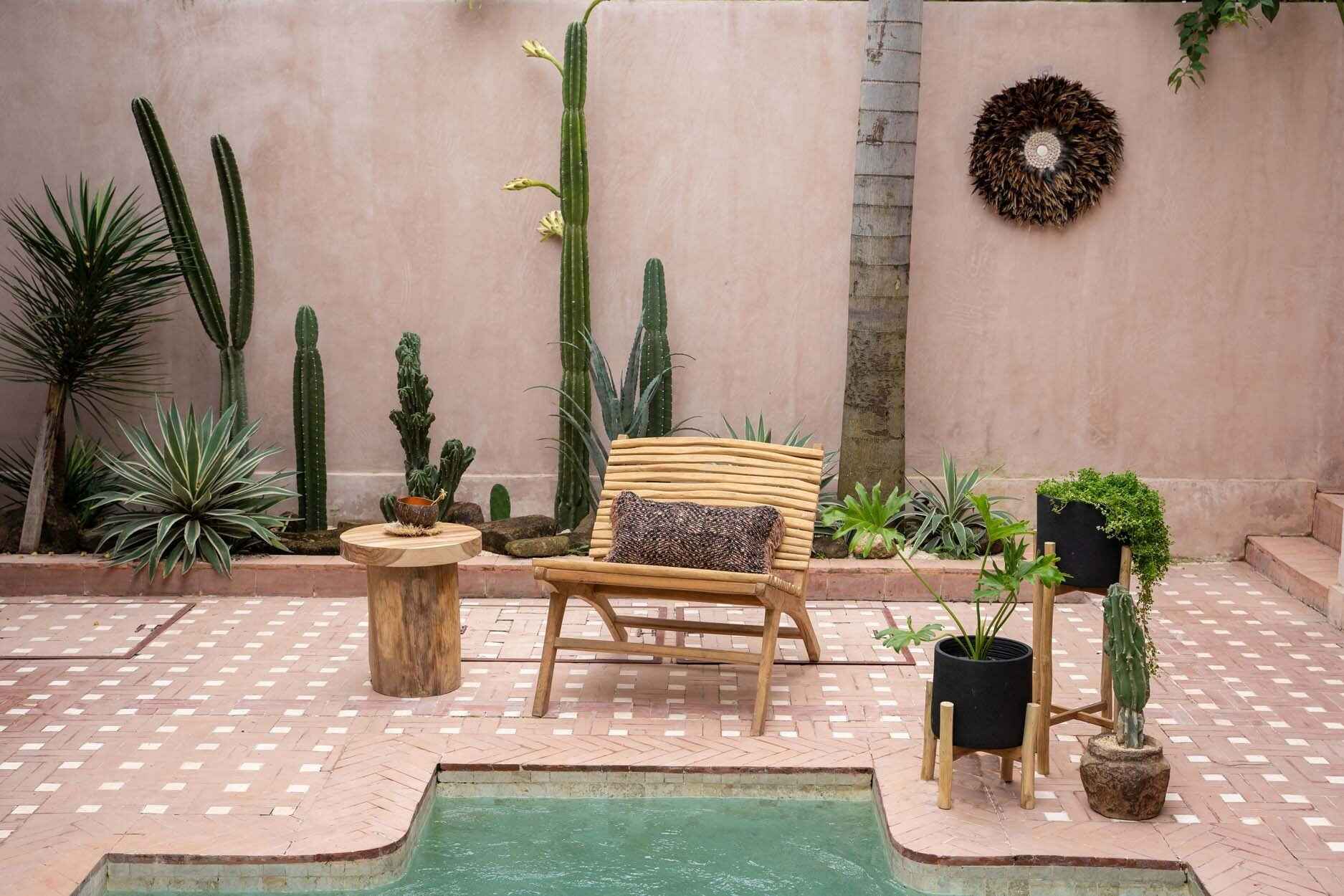 Bambua The Islander poltrona lounge naturale