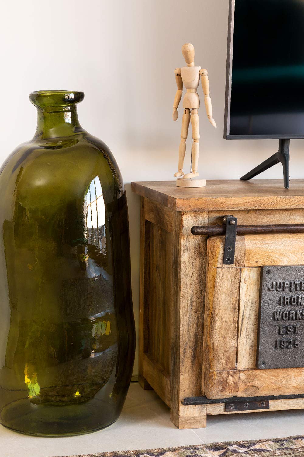 Sklum Boyte vaso vetro riciclato 73 cm
