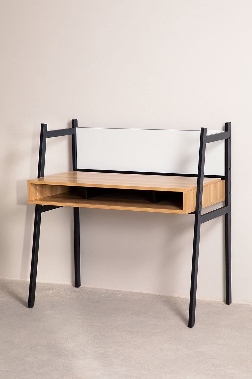 Sklum Rhank Style scrivania nera con lavagna