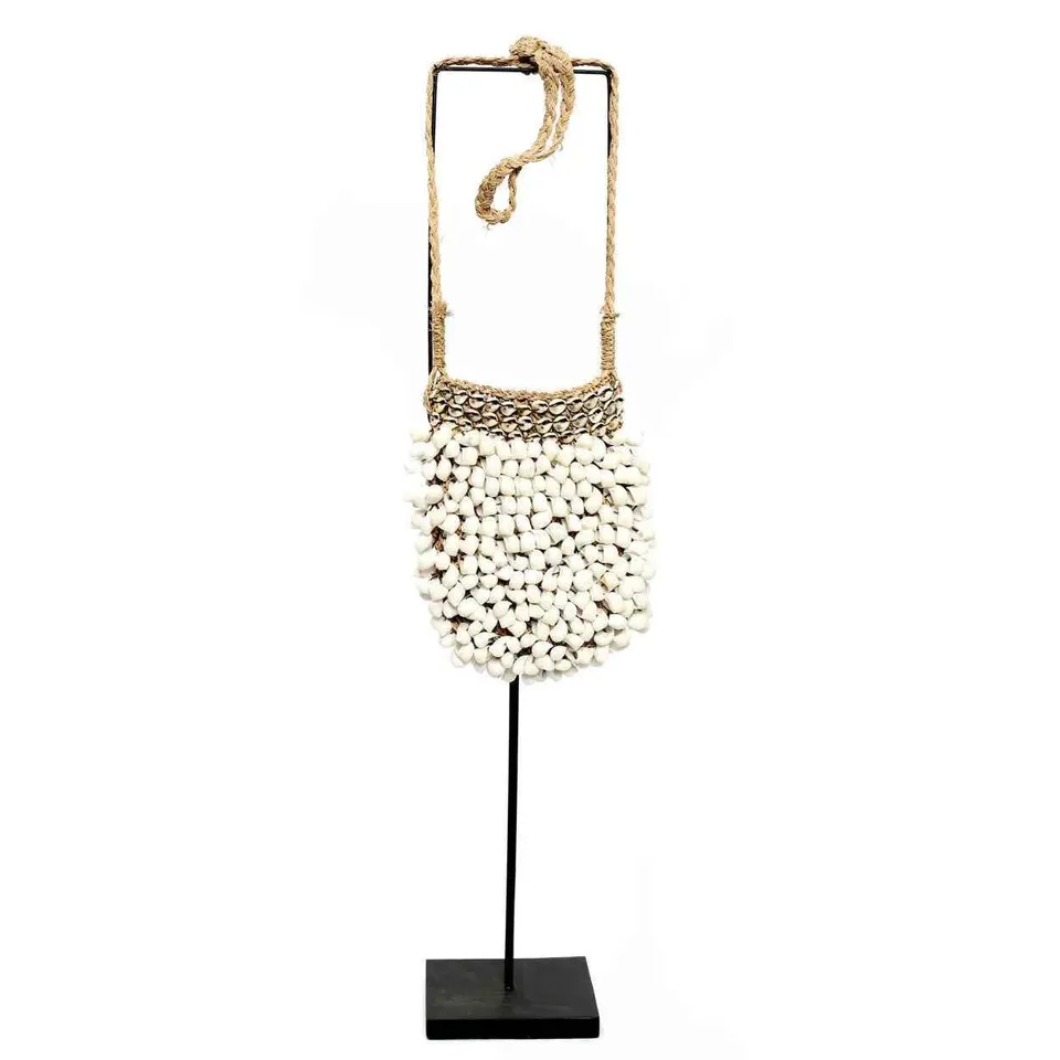 Bambua Shell Purse borsa decorativa conchiglie con stand